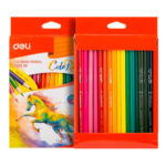 Карандаши цветные Deli "ColoRun", 36 цветов, дерево, картон — изображение 2