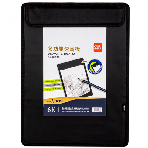 e4dc09f0e4dc11f0acbc00155d01a100_ab5cf38fe4e011f0acbc00155d01a100-500x500-1 Папка-портфель (планшет) DELI "Art Nuevo" для рисования, 480х360 мм, черная — изображение 1
