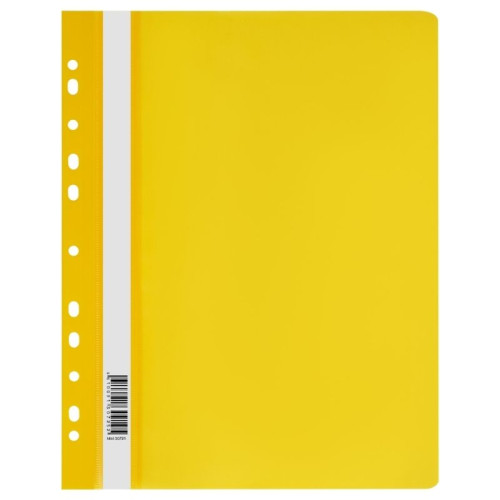 e4dc09f8e4dc11f0acbc00155d01a100_c33e0899e4e011f0acbc00155d01a100-500x500-1 Папка-скоросшиватель СТАММ с перфорацией, А4, 120 мкм, желтая — изображение 1