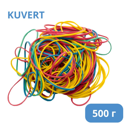 e4dc0a25e4dc11f0acbc00155d01a100_0a9f081be4e111f0acbc00155d01a100-500x500-1 Резинки для денег Kuvert, 500 гр, цветные — изображение 1