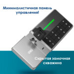 Сейф DELI "ET552" электронный замок + ключ, 380х360х600 мм, 22,3 кг, черный — изображение 4