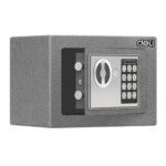 Сейф DELI "ET511" электронный замок + ключ, 230х170х170 мм, 2,8 кг, серый