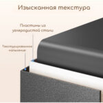 Сейф DELI "ET511" электронный замок + ключ, 230х170х170 мм, 2,8 кг, серый — изображение 4