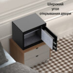 Сейф огнестойкий DELI "ET586" электронный замок + ключ, 380х300х300 мм, 18,3 кг, черный — изображение 7