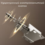 Сейф DELI "ET570" электронный замок + ключ, 380х290х300 мм, 13,3 кг, черный — изображение 4