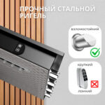 Сейф DELI "AE130" биометрический + электронный замок + ключ, 380х320х450 мм, 21,9 кг, черный — изображение 4