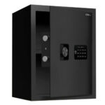 Сейф DELI "ET534" электронный замок + ключ, 350х330х420 мм, 12,9 кг, черный