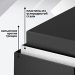 Сейф DELI "ET510" электронный замок + ключ, 230х170х170 мм, 2.8 кг, черный — изображение 4
