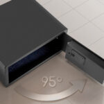 Сейф DELI "ET547" электронный замок + ключ, 200х420х370 мм, 11 кг, черный — изображение 7