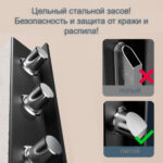 Сейф мебельный DELI "ET631" биометрический + электронный замок+ключ, 380х320х450 мм, 19 кг, черный — изображение 6