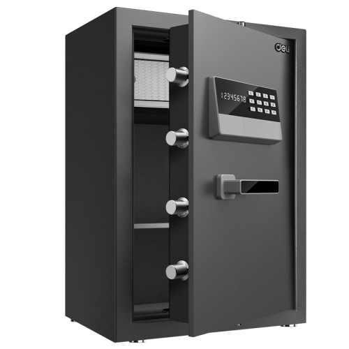eb60e6ebe4dc11f0acbc00155d01a100_dd185aa3e4e011f0acbc00155d01a100-500x500-1 Сейф DELI "ET622" электронный замок + ключ, 430х380х695 мм, 38 кг, черный — изображение 1