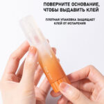 Клей-карандаш NUSIGN 21 грамм, прозрачный, корпус ассорти — изображение 4