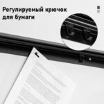 Доска-флипчарт DELI 75 x 106,7 см, магнитно-маркерная, на роликах — изображение 4