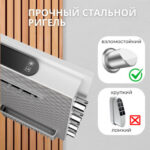 Сейф DELI "AE131" биометрический + электронный замок + ключ, 380х360х600 мм, 29 кг, белый — изображение 4