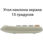 Калькулятор настольный DELI "М36" 12 разрядный, 130х133х27 мм, серый — изображение 2