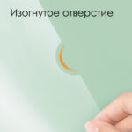Папка-скрепкошина DELI А4 для сшивания листов, корешок 6 мм, синяя — изображение 4