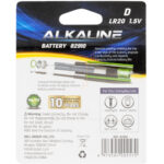 Батарейки DELI Alkaline, LR20, 1.5V, D, 2 штуки в блистере — изображение 2
