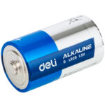 Батарейки DELI Alkaline, LR20, 1.5V, D, 2 штуки в блистере — изображение 3