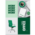 Тетрадь общая BG "Office", А4, 80 листов в клетку, на скрепке — изображение 4