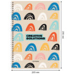 Тетрадь общая BG "Creative solutions", А4, 80 листов в клетку, на спирали — изображение 5