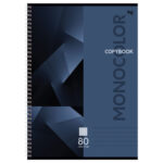 Тетрадь общая BG "Monocolor. Classic", А4, 80 листов в клетку, на спирали — изображение 4