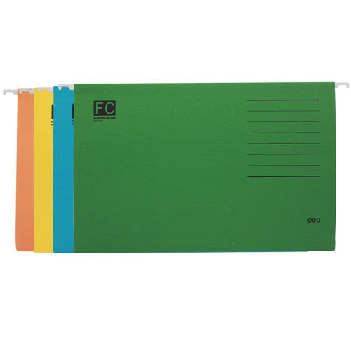 f1f30ad6e4dc11f0acbc00155d01a100_7f25ec1fe4e011f0acbc00155d01a100-500x500-1 Папка подвесная Deli, А4+, ассорти — изображение 1
